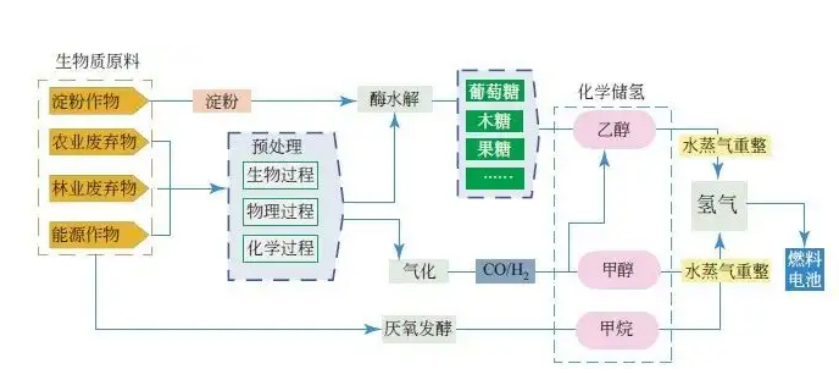 生物質(zhì)耦合制氫技術(shù)路線圖.png